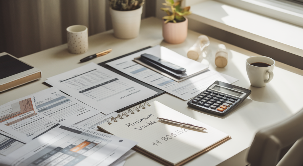 minimum viable budget